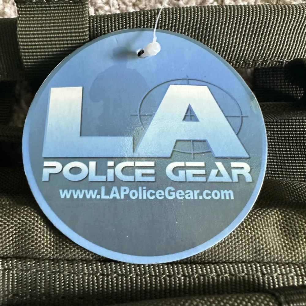 NWT LA Police Gear Tactical Bail Out Gear Bag Military Green Shoulder Strap New‎